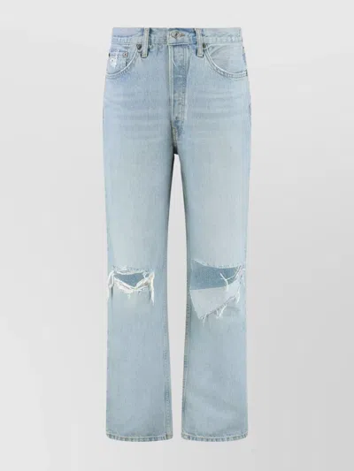 Re/done Five Pockets Straight-leg Jeans