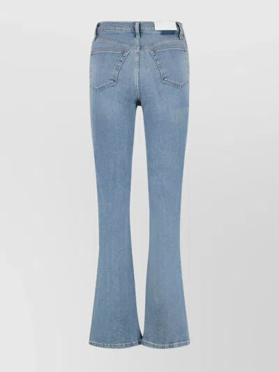 Re/done Flared Boot-cut Jeans Five Pockets In Blue