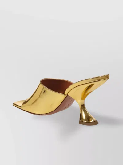 Amina Muaddi Taylor Slipper 90 Metallic Finish
