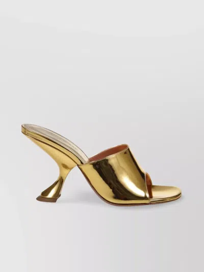 Amina Muaddi Taylor Slipper 90 Metallic Finish