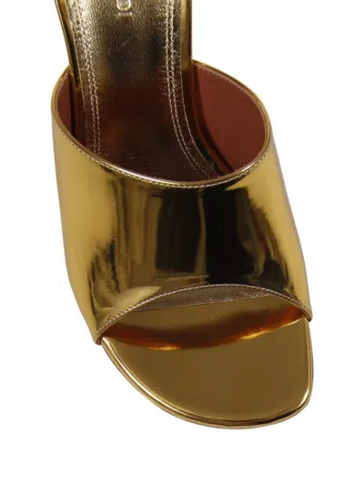 Amina Muaddi Taylor Slipper 90 Metallic Finish