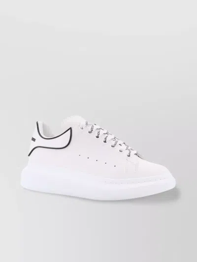 Alexander Mcqueen New Tech Calftpu Heel Counter Chunky Sole Sneaker Wht Blk O