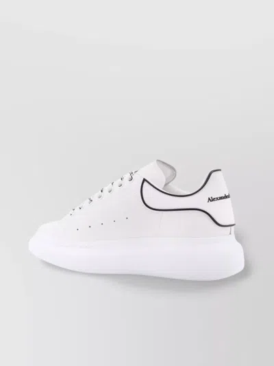 Alexander Mcqueen New Tech Calftpu Heel Counter Chunky Sole Sneaker Wht Blk O
