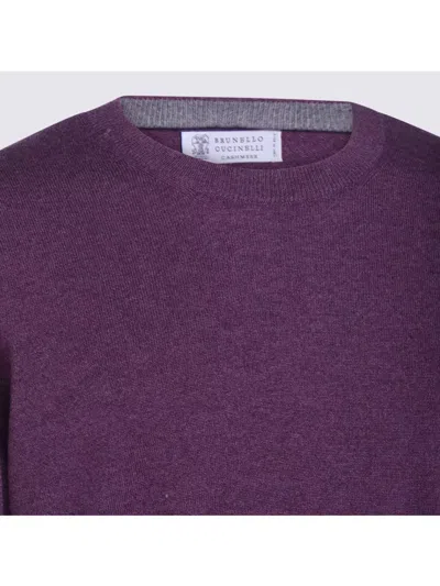 Brunello Cucinelli Soft Texture Crewneck Sweater With Ribbed Cuffs