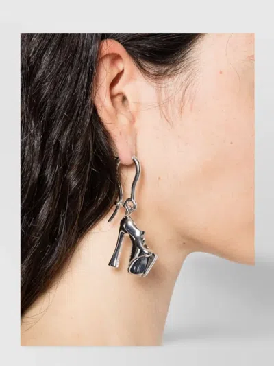 Vivienne Westwood Shoe Charm Dangle Earrings In Metallic