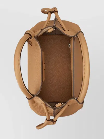 Tod's Leather Textured Tote Bag With Adjustable Strap