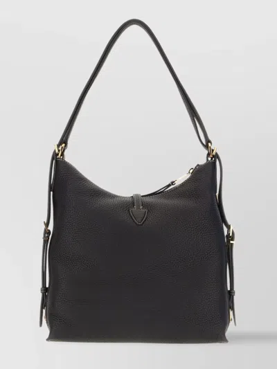 Tod's Shoulder Bags With Textured Finish And Gold-tone Hardware