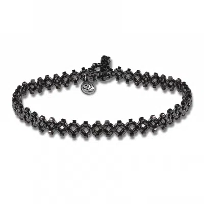 Tvento Men's Black The Oxydatum Helix Bracelet