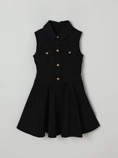 Balmain Dress  Kids Color Black In Black