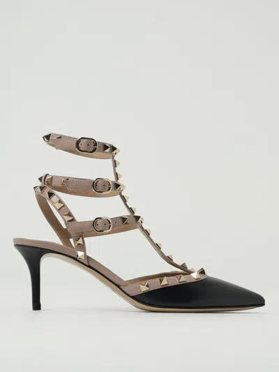 Valentino Garavani With Heel In Black