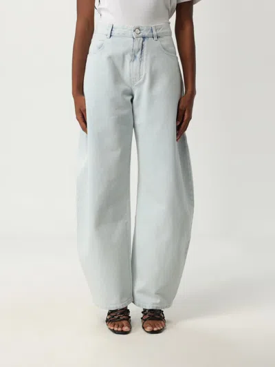 Alaïa Alaia Women Round Jeans In Blue