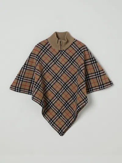 Burberry Cape  Kids Color Beige In Brown
