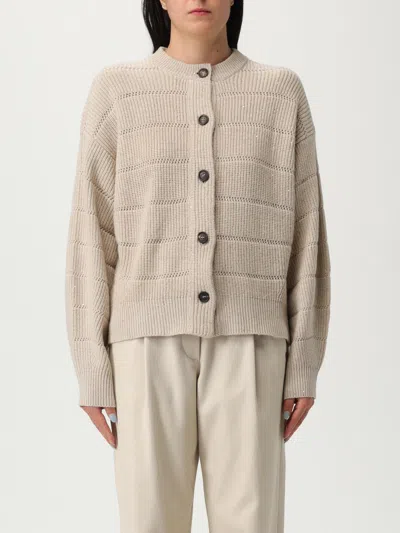 Brunello Cucinelli Sweater  Woman Color Beige In Neutral