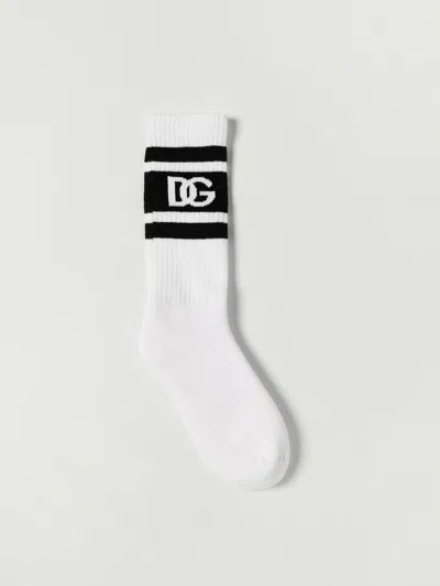 Dolce & Gabbana Socks  Kids Color Orange In White
