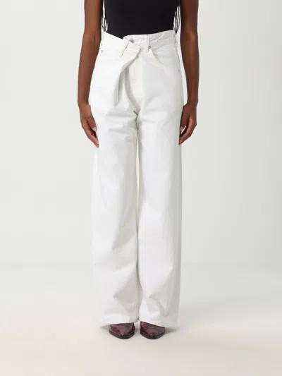 Agolde Wide Jeans Vana Fold White In White
