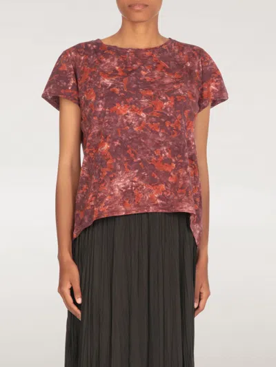 Avant Toi Purple Cotton Knit Top