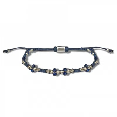 Tvento Men's Blue / Silver The Intellectus Bracelet