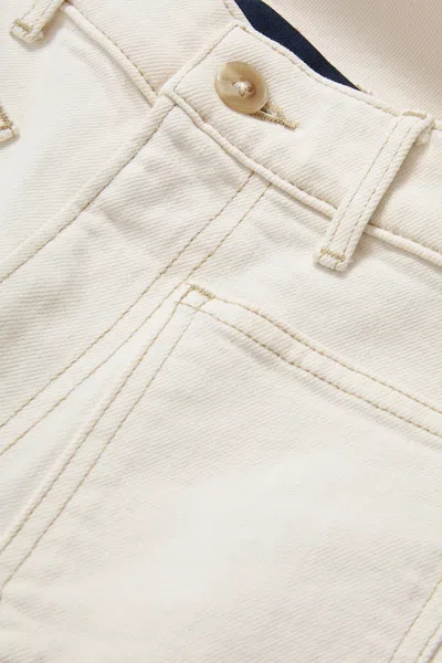 Veronica Beard Grant Wide-leg Jean In Ecru In Neutral