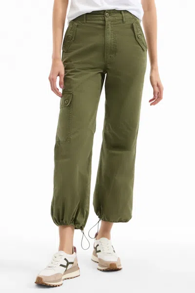 Veronica Beard Mandy Parachute Pant In Army
