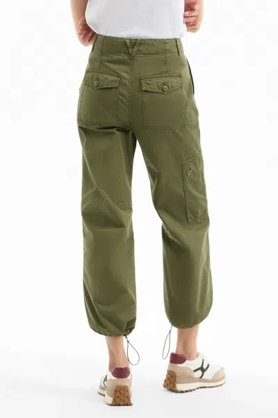 Veronica Beard Mandy Parachute Pant In Army