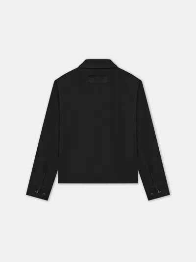 Amiri Jacket Front Side Pockets Long Sleeves In Black