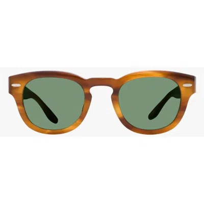 Barton Perreira Men's Tucker Zyl Square Sunglasses In Brown