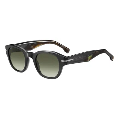 Hugo Boss Boss 48mm Gradient Small Rectangular Sunglasses In Black