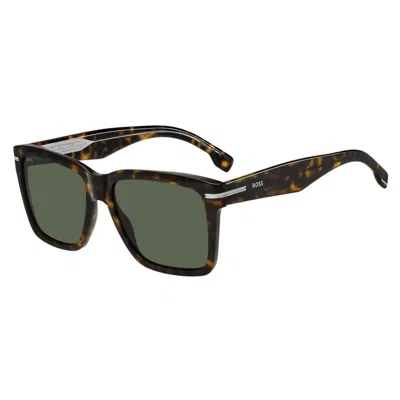 Hugo Boss Square-frame Sunglasses In Black