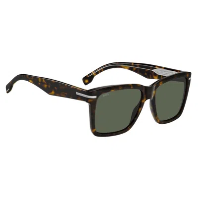 Hugo Boss Square-frame Sunglasses In Black