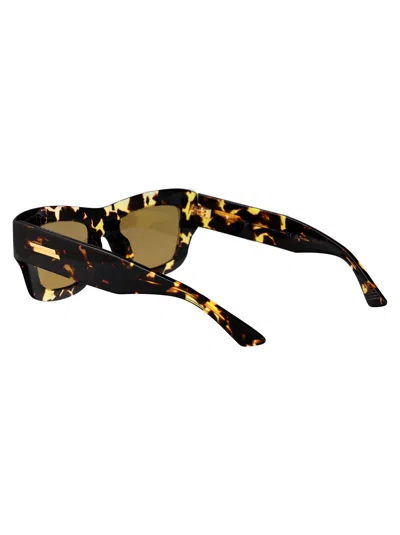 Bottega Veneta Bv1357s Linea Ribbon 003 Havana Brown Sunglasses In Multi