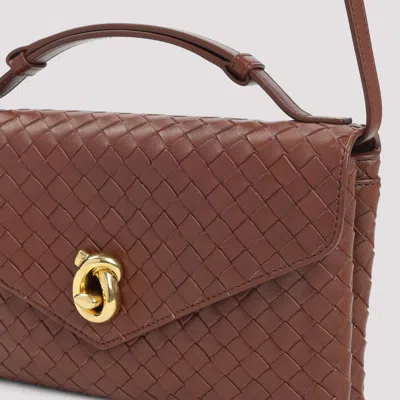 Bottega Veneta Lock Knot Leather Shoulder Bag