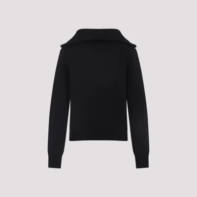 Bottega Veneta Pointed Collar Cardigan With Gold-tone Knot Buttons