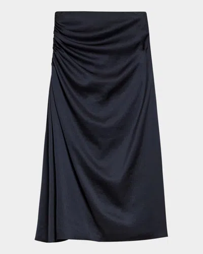 Theory Side Ruched Skirt