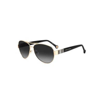 Carolina Herrera Logo Sunglasses In Black