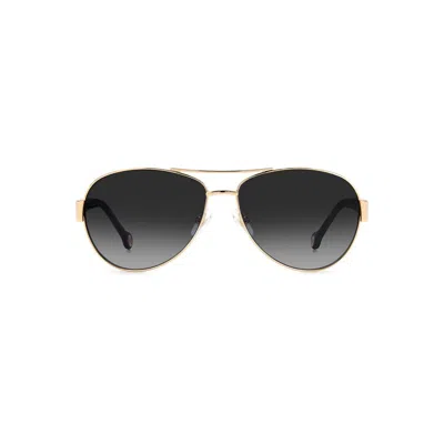 Carolina Herrera Logo Sunglasses In Black