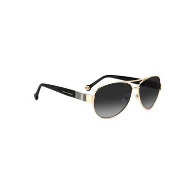 Carolina Herrera Logo Sunglasses In Black