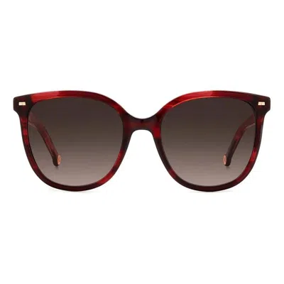 Carolina Herrera Full Frame Sunglasses In Brown