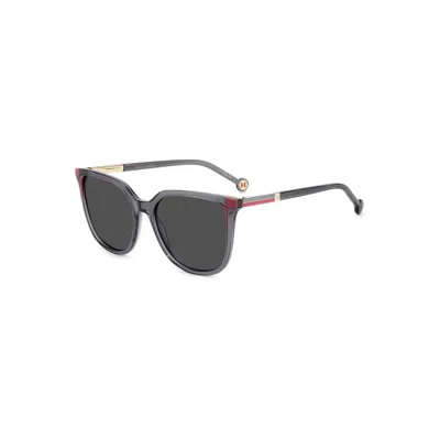 Carolina Herrera Grey Butterfly Ladies Sunglasses Her 0140/s 07hh/ir 54 In Gray