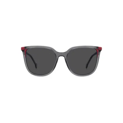 Carolina Herrera Grey Butterfly Ladies Sunglasses Her 0140/s 07hh/ir 54 In Gray