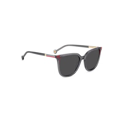 Carolina Herrera Grey Butterfly Ladies Sunglasses Her 0140/s 07hh/ir 54 In Gray
