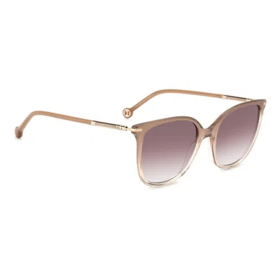 Carolina Herrera Her 55mm Gradient Square Sunglasses In Neutral