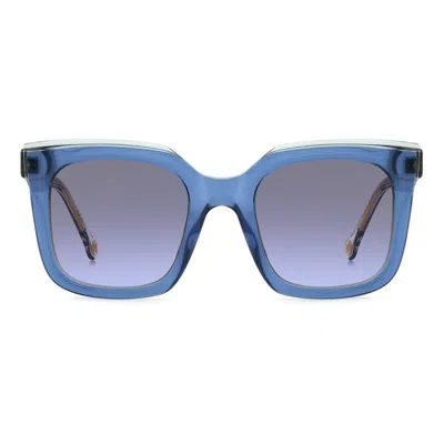 Carolina Herrera Full Frame Sunglasses In Blue