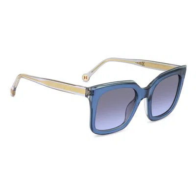 Carolina Herrera Full Frame Sunglasses In Blue