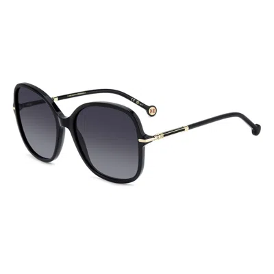 Carolina Herrera Oversize-frame Sunglasses In Black