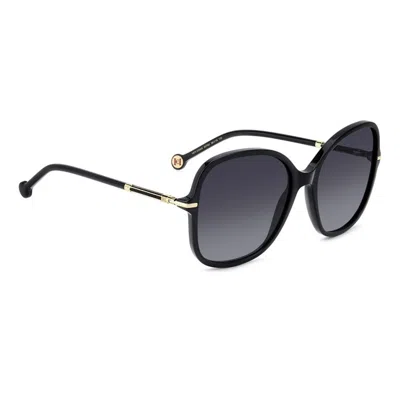 Carolina Herrera Oversize-frame Sunglasses In Black