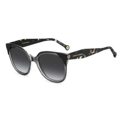Carolina Herrera Square-frame Sunglasses In Gray