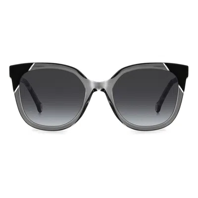 Carolina Herrera Square-frame Sunglasses In Gray