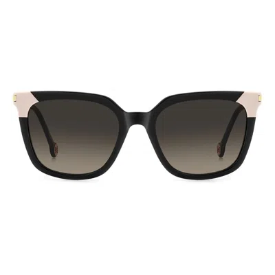 Carolina Herrera Butterfly-frame Sunglasses In Black
