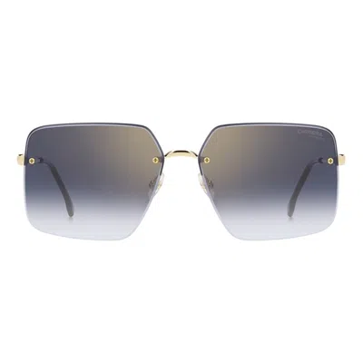 Carrera 3044/s Dm2-1v Women's Sunglasses - Light Gold Frame, Blue Gradient Lenses