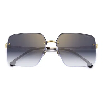 Carrera 3044/s Dm2-1v Women's Sunglasses - Light Gold Frame, Blue Gradient Lenses